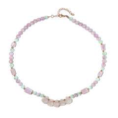 Collier en argent et Kunzite