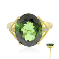 Bague en or et Tourmaline néon du Congo (CIRARI)