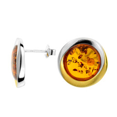 Boucles d'oreilles en argent et Ambre baltique