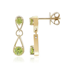 Boucles d'oreilles en or et Sphène de Capelinha