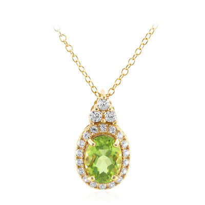 Collier en argent et Péridot de Birmanie