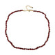 Collier en argent et Grenat du Mozambique (Adela Silber)