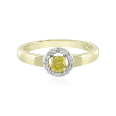 Bague en or et Diamant jaune I4