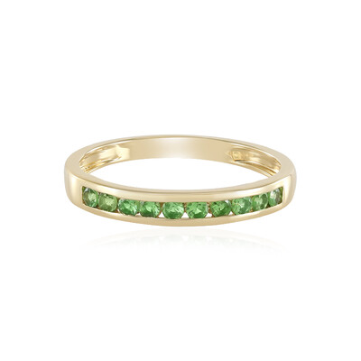 Bague en or et Grenat Tsavorite