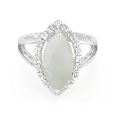 Bague en argent et Opale Welo