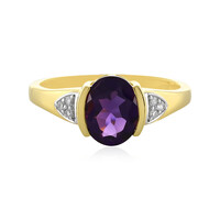 Bague en argent et Améthyste