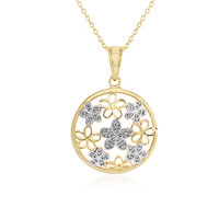 Collier en argent et Diamant chocolat I3