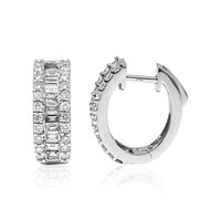 Boucles d'oreilles en or et Diamant SI2 (H) (CIRARI)