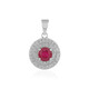 Pendentif en argent et Rubis de Madagascar
