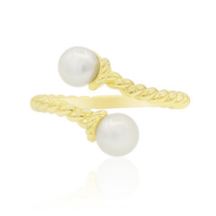 Bague en argent et Perle de culture d'eau douce (TPC)