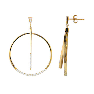 Boucles d'oreilles en argent et Zircon