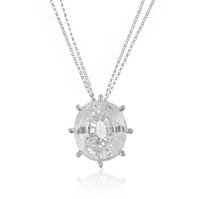 Collier en platine et Zircon de Preah Vihear (de Melo)