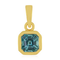 Pendentif en argent et Zircon de Ratanakiri