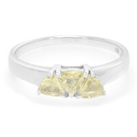 Bague en argent et Apatite Xia