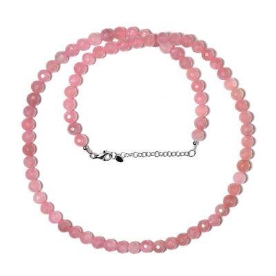 Collier en argent et Quartz rose