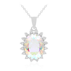 Collier en argent et Quartz Rayon de Lune