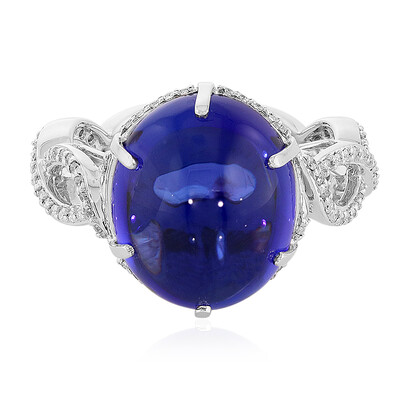 Bague en or et Tanzanite AAA (de Melo)
