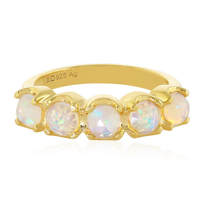 Bague en argent et Opale Welo
