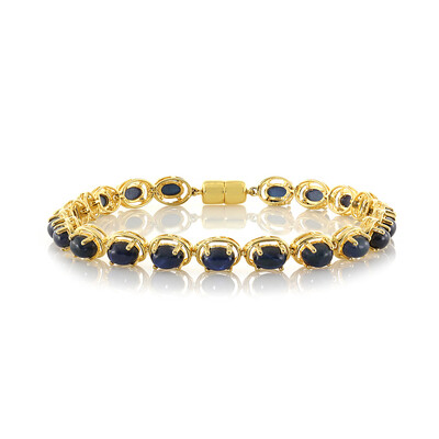 Bracelet en argent et Saphir étoilé bleu