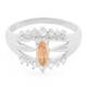 Bague en argent et Saphir Padparadscha
