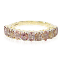 Bague en or et Saphir Padparadscha non chauffé