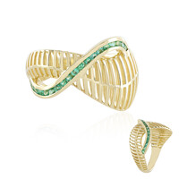 Bague en or et Emeraude de Colombie (Ornaments by de Melo)