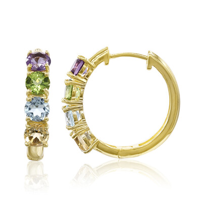 Boucles d'oreilles en argent et Améthyste