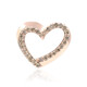 Pendentif en or et Diamant rose de France SI1 d'Argyle  (Annette)