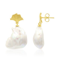 Boucles d'oreilles en argent et Perle de culture d'eau douce (TPC)