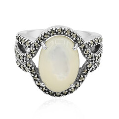 Bague en argent et Nacre