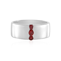 Bague en argent et Rubis de Tanzanie (de Melo)