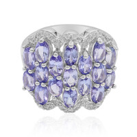 Bague en argent et Tanzanite