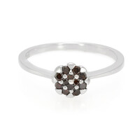 Bague en argent et Diamant fantaisie