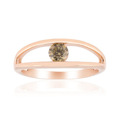 Bague en or et Diamant rose de France VS1 d'Argyle