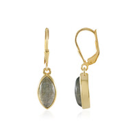 Boucles d'oreilles en argent et Labradorite