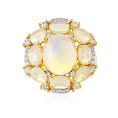 Bague en argent et Opale Welo