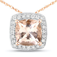 Collier en or et Morganite
