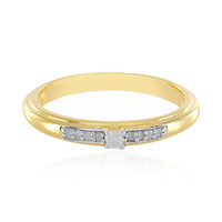 Bague en argent et Diamant I3 (J)