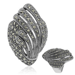 Bague en argent et Marcassite