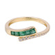 Bague en or et Emeraude de Zambie AAA (CIRARI)