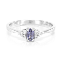 Bague en argent et Iolite d’Orissa