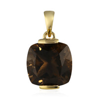 Pendentif en argent et Quartz fumé