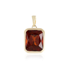 Pendentif en or et Grenat Hessonite