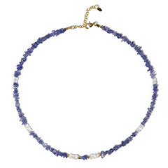 Collier en argent et Tanzanite