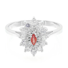Bague en argent et Rubis du Malawi