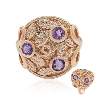 Bague en argent et Améthyste