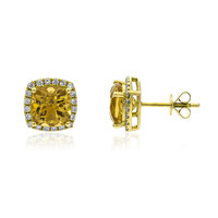 Boucles d'oreilles en or et Béryl Impérial (AMAYANI)