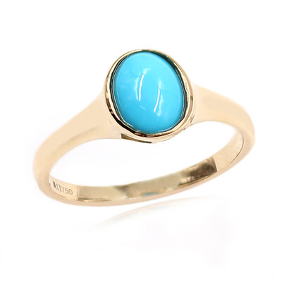 Bague en or et Turquoise Sleeping Beauty