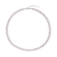 Collier en argent et Quartz rose
