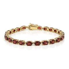 Bracelet en argent et Grenat du Mozambique